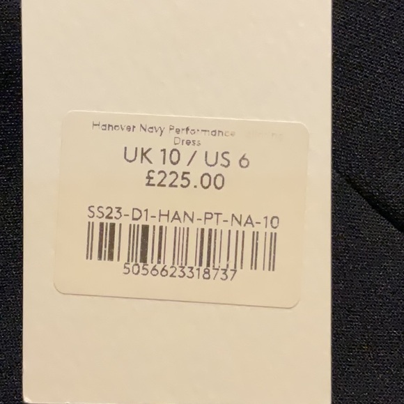 LIBBY Hanover Navy Performance Tailoring Dress - Picture 6 of 7